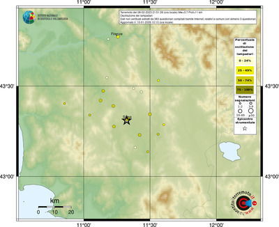 Mappa comuni con almeno 3 questionari