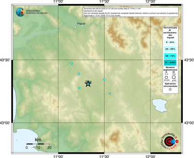 Mappa comuni con almeno 3 questionari