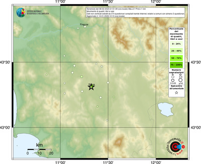 Mappa comuni con almeno 3 questionari
