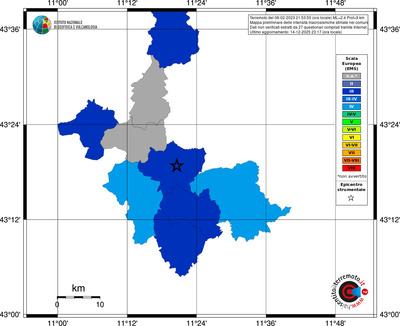 Mappa EMS - territori comuni