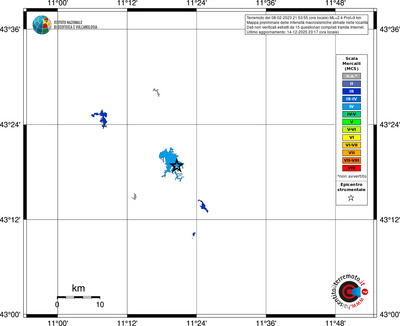 Mappa MCS - territori località