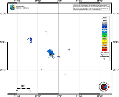 Mappa EMS - territori località