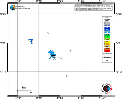 Mappa MCS - territori località