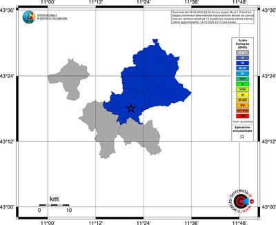 Mappa EMS - territori comuni