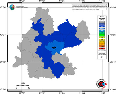 Mappa EMS - territori comuni