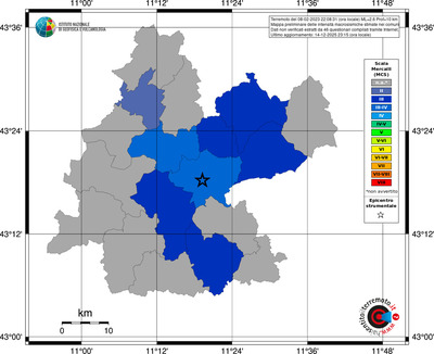 Mappa MCS - territori comuni