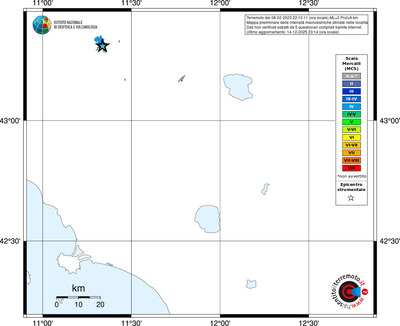 Mappa MCS - territori località