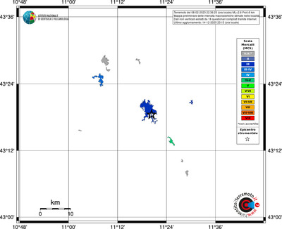 Mappa MCS - territori località