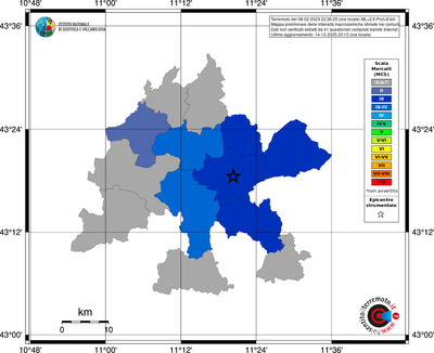 Mappa MCS - territori comuni