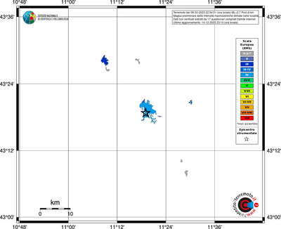 Mappa EMS - territori località