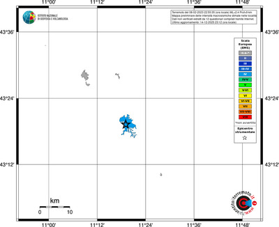 Mappa EMS - territori località