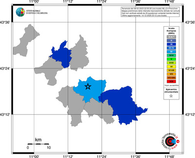 Mappa EMS - territori comuni
