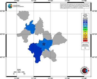 Mappa MCS - territori comuni