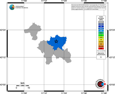 Mappa EMS - territori comuni