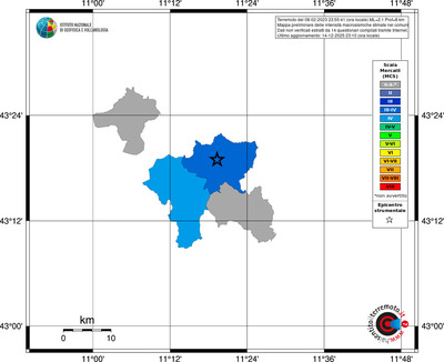 Mappa MCS - territori comuni