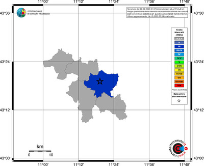 Mappa MCS - territori comuni