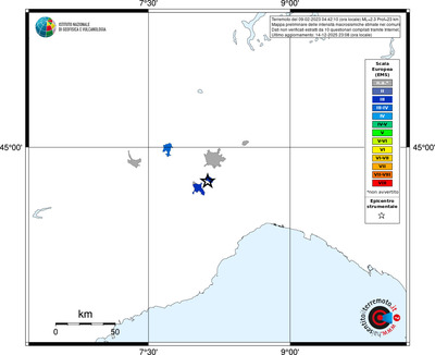 Mappa EMS - territori comuni