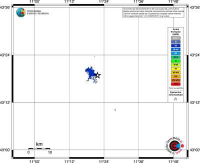 Mappa EMS - territori località