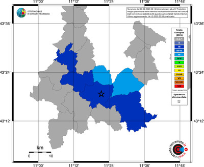 Mappa EMS - territori comuni