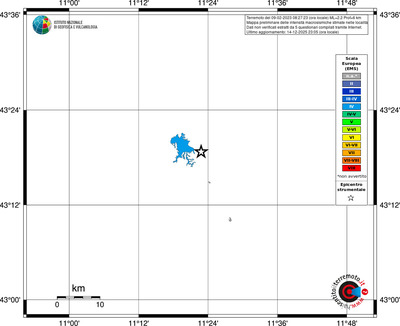 Mappa EMS - territori località