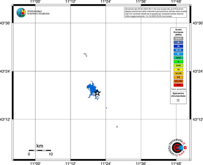 Mappa EMS - territori località