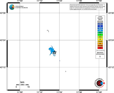 Mappa MCS - territori località