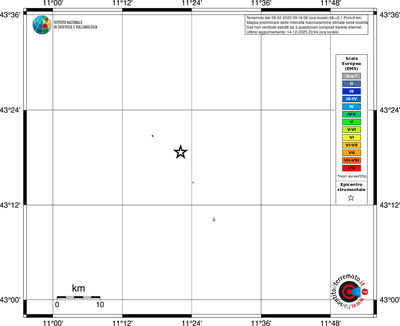 Mappa EMS - territori località