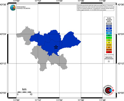 Mappa EMS - territori comuni