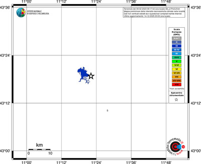 Mappa EMS - territori località