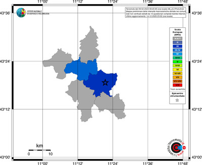 Mappa EMS - territori comuni