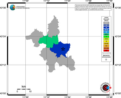 Mappa MCS - territori comuni