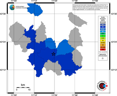 Mappa EMS - territori comuni
