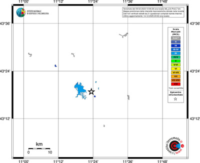 Mappa MCS - territori località