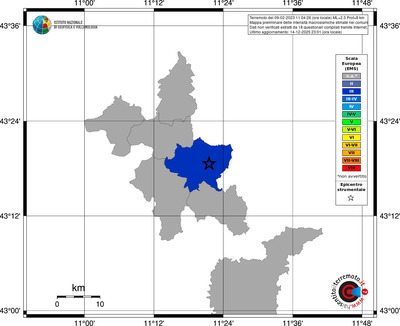 Mappa EMS - territori comuni