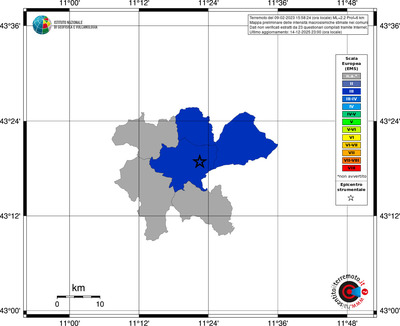 Mappa EMS - territori comuni