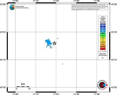 Mappa EMS - territori località