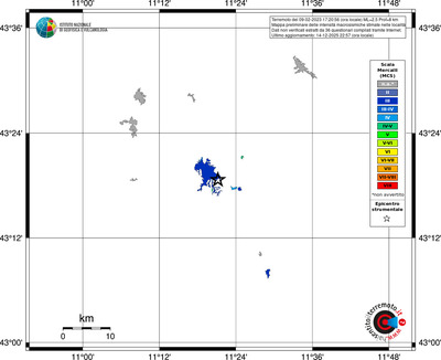 Mappa MCS - territori località