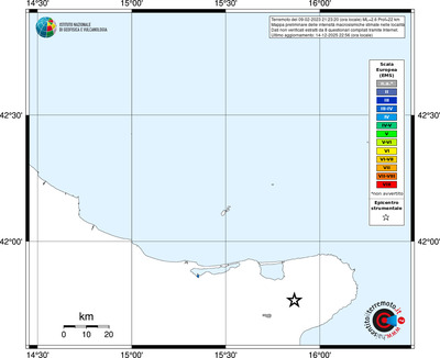 Mappa EMS - territori località