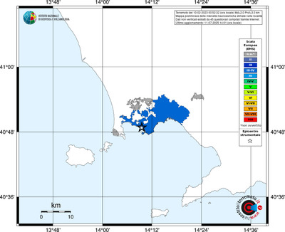 Mappa EMS - territori delle località