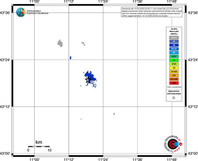 Mappa MCS - territori località