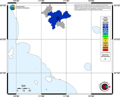 Mappa EMS - territori comuni