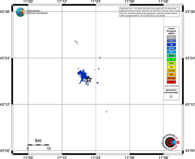 Mappa EMS - territori località