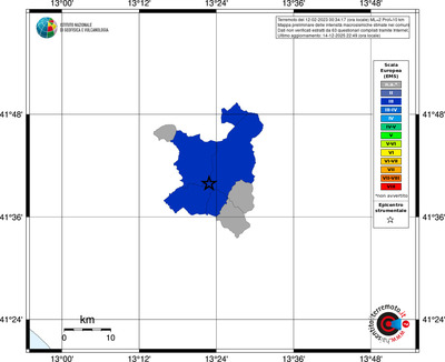 Mappa EMS - territori comuni