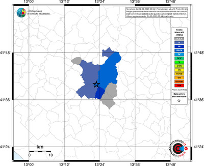 Mappa MCS - territori comunali