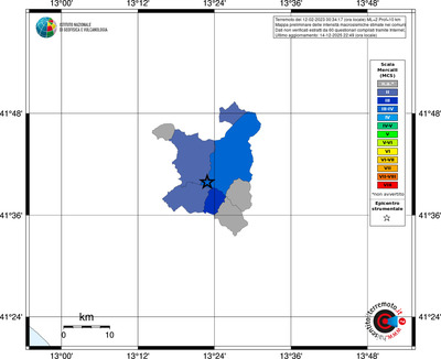 Mappa MCS - territori comuni