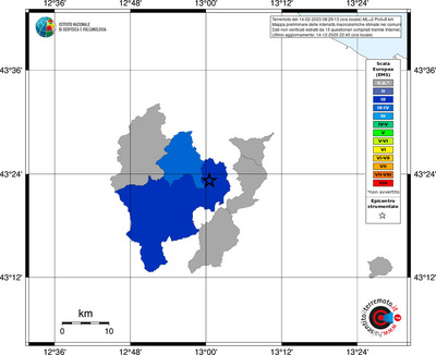 Mappa EMS - territori comuni