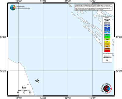Mappa EMS - territori località