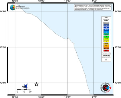 Mappa EMS - territori località