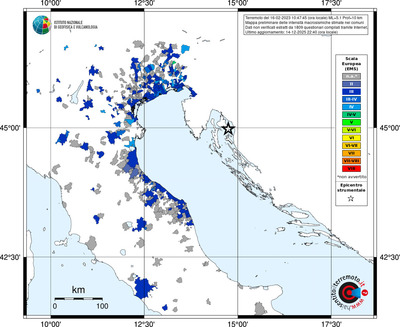 Mappa EMS - territori comuni