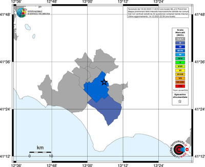 Mappa MCS - territori comuni